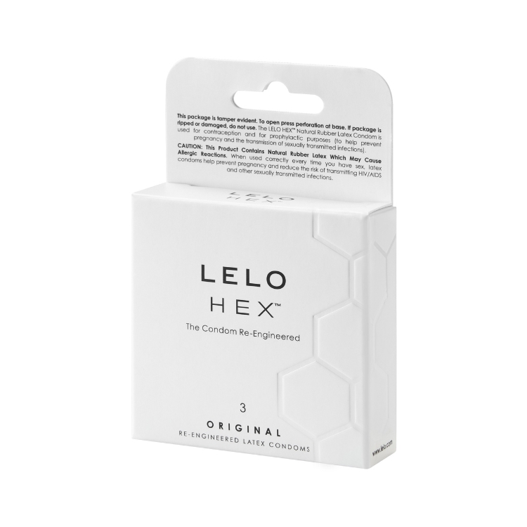 LELO HEX CONDOM ORIGINAL 3 PACK